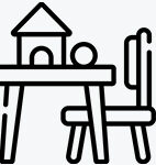 Kindergarten all design desks