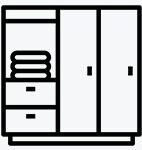 Hostels furnitures Bunker cot, wardrobe